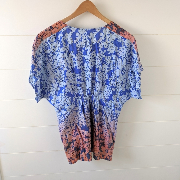 Cabi Floral Tie Front Blouse - Picture 3 of 4